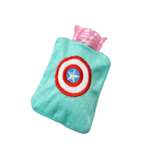 Captain Americas Shield Small Hot Water Bag With Cover